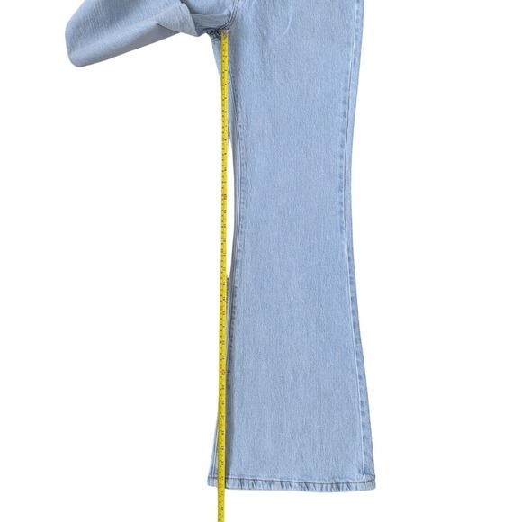 Cotton On Original Flare Jeans‎ Women's 8 Light Wash High Rise Denim Retro Boho - Picture 9 of 12
